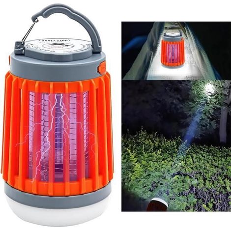Mini lampe anti-moustiques portable, lampe de camping rechargeable, lampe anti-mouches électrique USB silencieuse (1/4)
