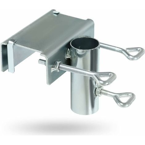 Clip de fijación para sombrilla de jardín, soporte para sombrilla de balcón que ahorra espacio, soporte para sombrilla para terraza, silla, oficina, muelle, playa, patio, balcón, mesas, barcos, porton (1/5)
