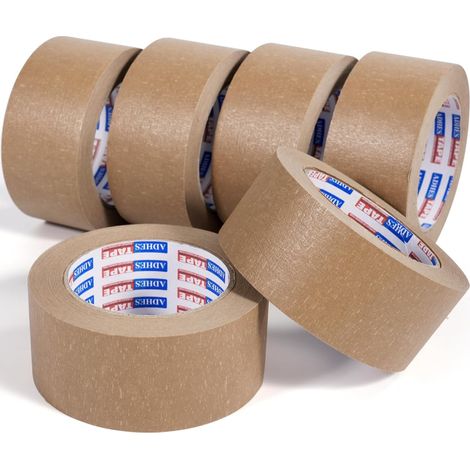 ADHES Biodegradable Adhesive Tape Eco Kraft Paper Packaging Tape (1/5)