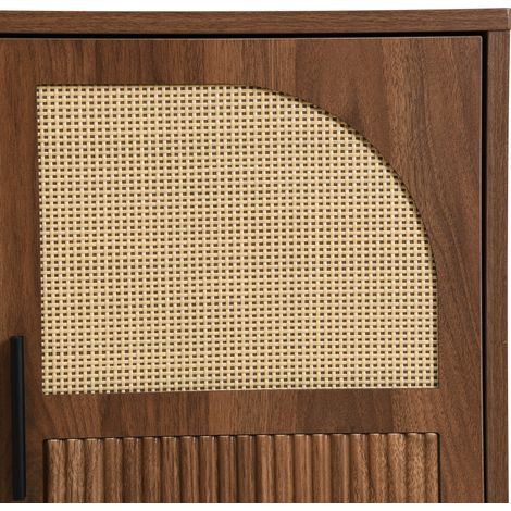 Modernes et simples meubles de rangement. Meuble moderne pour la salle à manger ou le salon. Dimensions : 140 L x 40 B x 80 H (en cm). (1/5)