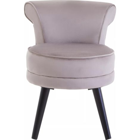 Interiors by Premier Mink Velvet Chair, Enchanting Sleep Swivel Chair, Easy to Assemble Borg Chair, Comfy Office Chair (1/5)