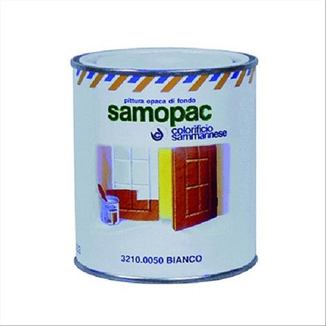 Colorificio Sammarinese cementante Samopac bianco lt 0,500 pittura opaca riempitiva inodore (1/2)