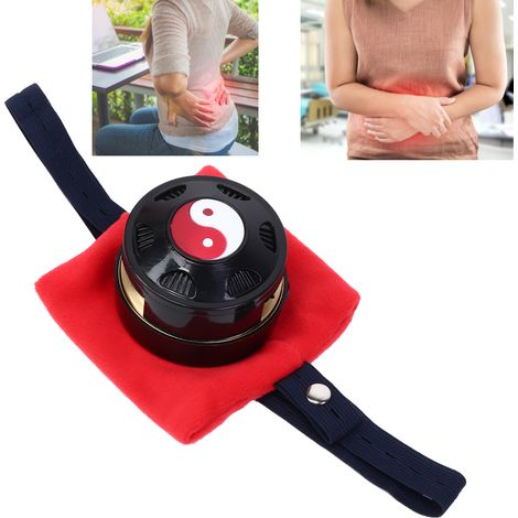 Boîte de Moxibustion en Cuivre pour Thérapie par la Chaleur avec Housse en Tissu (1/5)