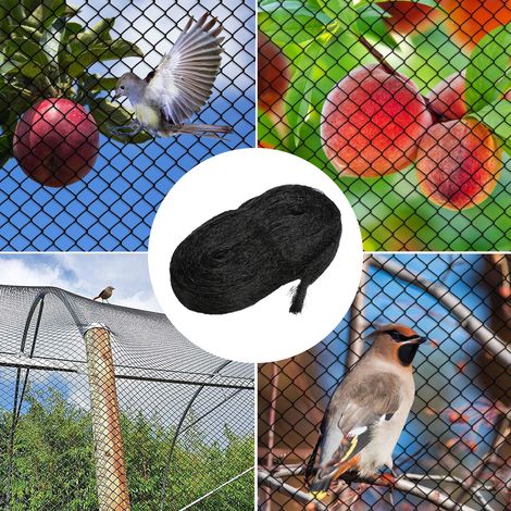 Produit Type: Filet anti-oiseaux Marque: Modèle: Description: Filet de jardin nylon 4x5m avec 50 attaches pour plantes et fruits, protection durable et réutilisable (1/5)