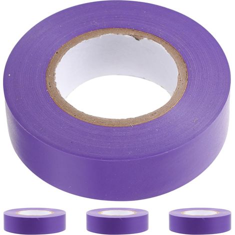 Ciieeo 4 Pièces Bande Aislante en PVC Purpura Résistant à l'Eau (1/5)