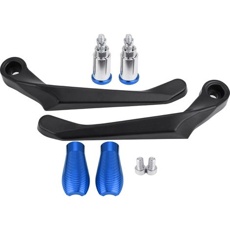 1 Paire de Leviers de Frein et d'Embrayage Moto, Protection Antichoc pour Guidon 22mm, Bleu (1/5)