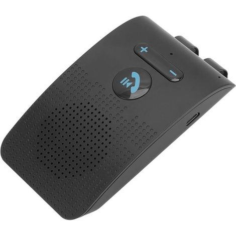 Kit manos libres Bluetooth 5.0 para coche, altavoz Bluetooth para coche con doble conexión, conexión automática, manos libres para teléfono móvil (1/5)