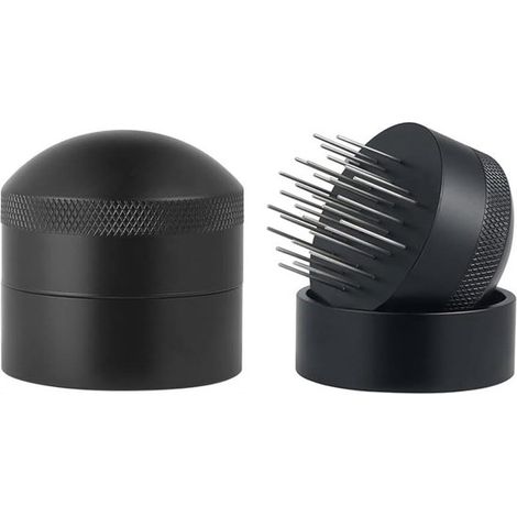 53 mm Kaffeeverteiler (mit Sockel) für professionelle Espressomaschinen, manuelle Kaffeepulver Nivellierer und Rührwerke (1/5)