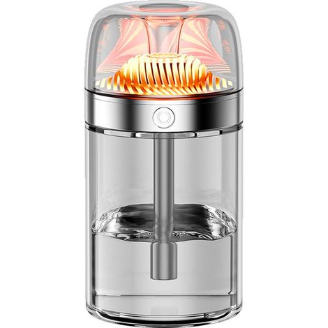 Umidificatore per aromaterapia per auto，diffusore umidificatore per auto，umidificatori USB portatili per viaggi，illuminazione d'atmosfera a LED (1/5)