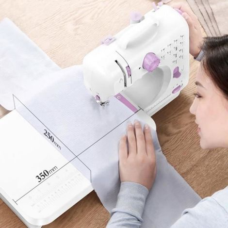 KEKE-505 Machine à Coudre Électrique Couture Double Fil Réglable Automatique 12 Motifs de points intégrés Portable Multifonction (1/4)
