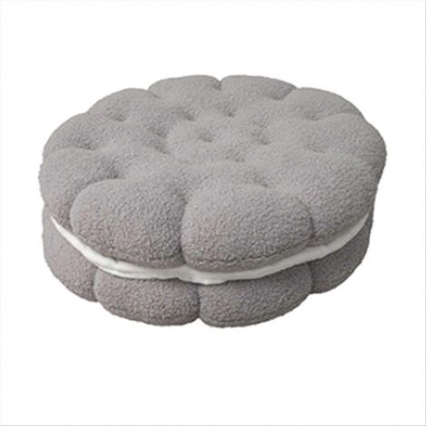 Coussin rond décoratif en peluche, coussin de sol, tapis de yoga et de méditation - E (1/5)