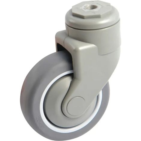 rueda giratoria avl caster wheel 125 mm freno doble acción