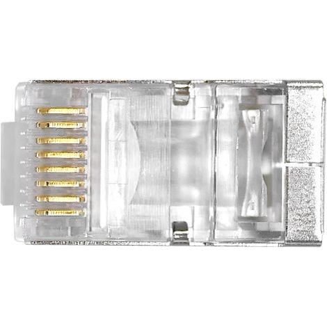 Connecteur RJ45 cat 5 RS PRO Mâle Montage sur câble Droit