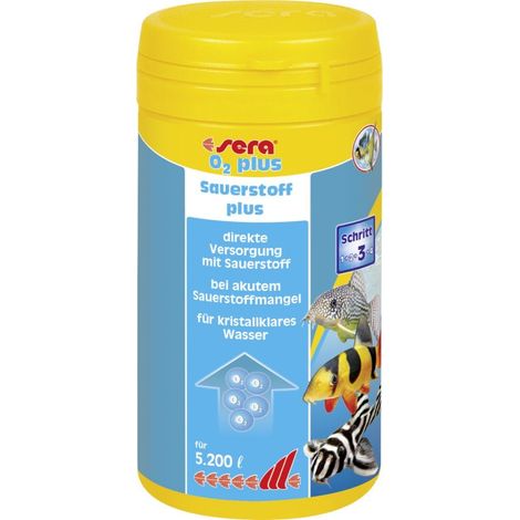 Sera Aquariumwasseraufbereiter Sauerstoff O2 plus 250 ml Wasseraufbereiter