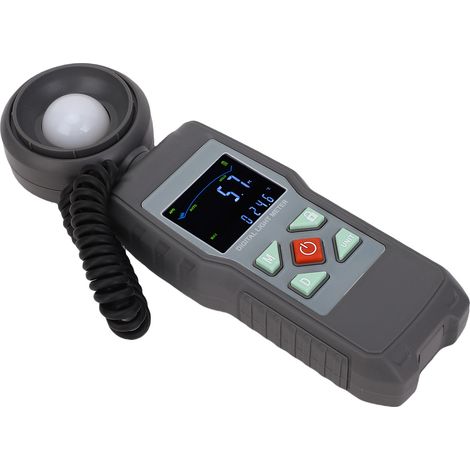 Photomètre numérique 200000 lux écran LCD capteur rotatif 360° mesure température luxmètre portable (1/5)