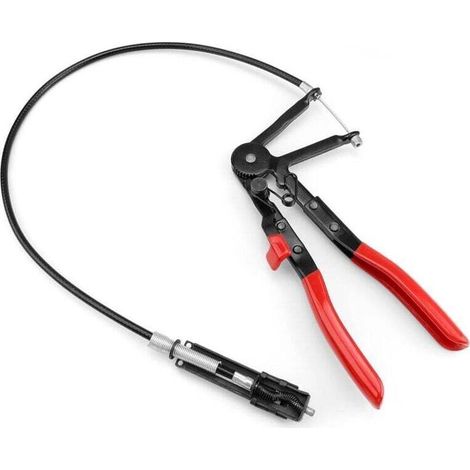 Pince Collier, Pliable Pince a Collier Durite, Ajustable Pince a Collier, Pince Collier pour Réparer, Remplacer ou Installer des Tuyaux (1/3)
