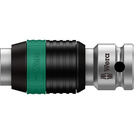 Wera – Propulseur 1/4" (6.3 mm) 37 mm – Acier chrome-vanadium – Adapté pour embouts hexagonaux 1/4 – Mandrin à serrage rapide (1/7)