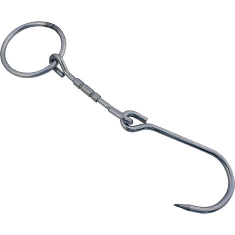 GANCIO SNODATO CON ANELLO mm. 260x7