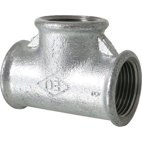 Raccord en fonte malleable galva Nr.130 piece en T diam. 3" (1/3)