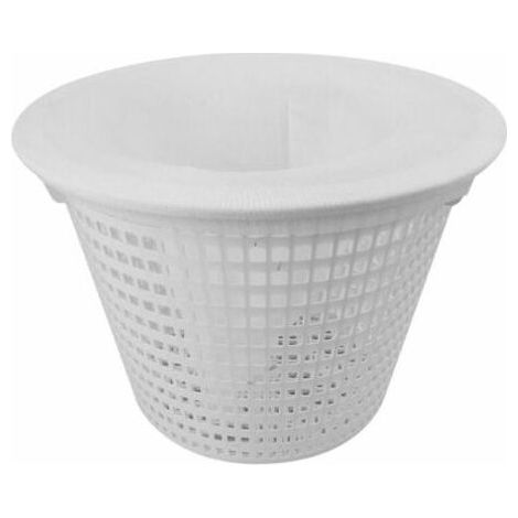 CHOYCLIT Lot de 12 chaussettes pré filtres universels jetables pour panier de skimmer de piscine Blanc (1/5)
