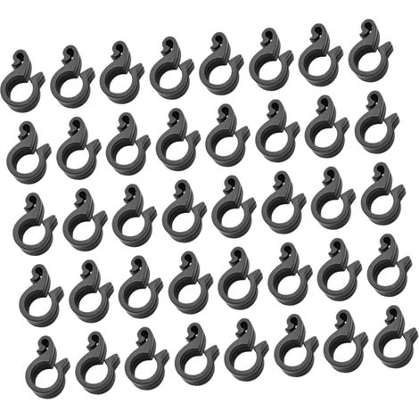 100pièces Clips Irrigation Plastique Pinces Stables Pour Fixer Tuyaux Et Tubes Irrigation Accessoire Pratique Pour Et (1/5)