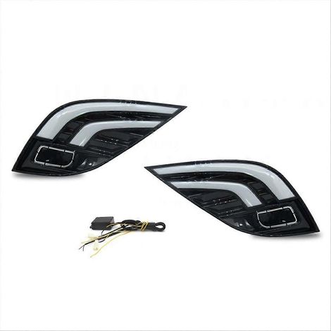 Feux de jour à LED pour Toyota Camry SE XSE 2018-2020, antibrouillards avant avec clignotantsJXLGV (1/5)
