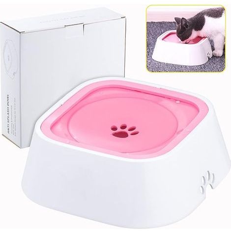 Gamelle flottante anti-débordement pour animaux de compagnie (1 pièce) (1/3)