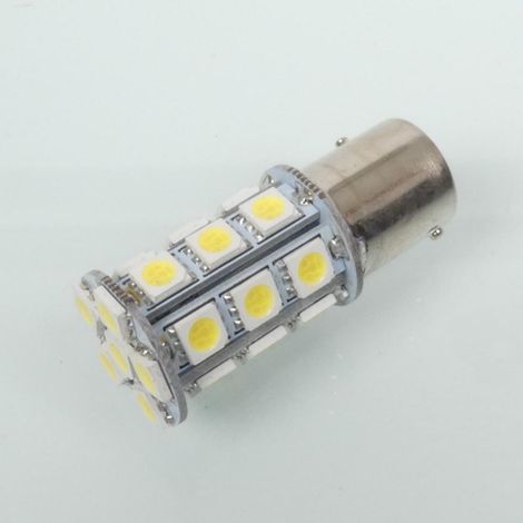 LED-Glühbirne 12V weiß BAY15S Fassung 450 Lumen RMS für Motorrad (1/3)
