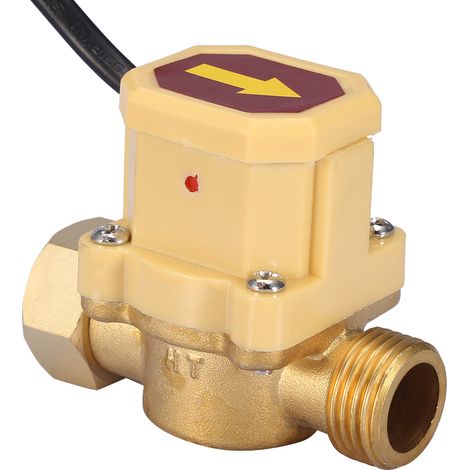 Interrupteur de Contrôle Automatique de Pression avec Capteur de Débit Réglable pour Pompe à Eau 220V, Filetage G1/2 (1/5)