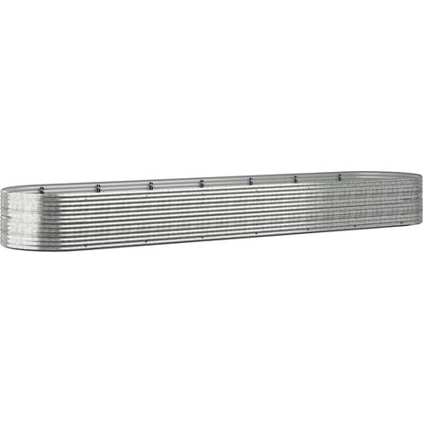 Maison Exclusive - Hochbeet Pulverbeschichteter Stahl 584x140x68 (1/5)