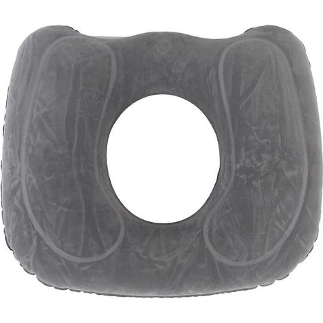 Coussin de siège gonflable en PVC peluche, coussin de chaise portable pour fauteuils roulants, lits et canapés
