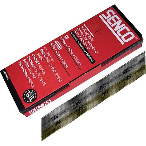 Chisel Smooth Brad Nails Galvanised 15G X 32Mm Pack Of 4000 (1/3)