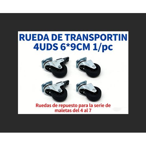 4-Pack Replacement Swivel Caster Wheels for Size 4-7 Dog Crates, 69cm Heavy Duty Universal Transport Wheels for Pet Crates & Kennels (1/5)