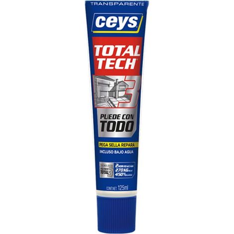 TUBO SUBACQUEO CEYS TOTAL TECH BIANCO 125 ML 507232