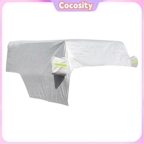 Housse de voiture - COCOSITY - Demi-bâche pare-soleil - Tissu Oxford - Protection UV & pluie - Bandes réfléchissantes (1/5)