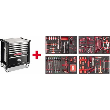 Carrello RACING Usag 519 RS6/4NMM con Assortimento 495 MC 302 pz