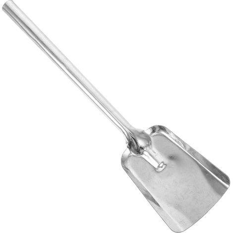 Pelle à Charbon en Fonte Épaisse avec Grosse Capacité, Outil Multifonction en Fer pour Cheminée, Barbecue et Jardin, Pelle à Cendres et Résistante (1/5)