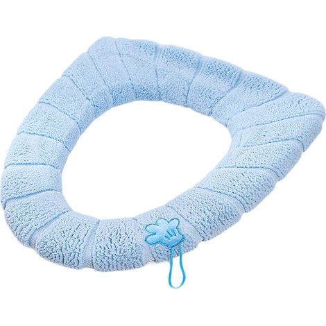 Coussin de toilette épais et portable, tricoté, chaud et lavable, universel (1/5)