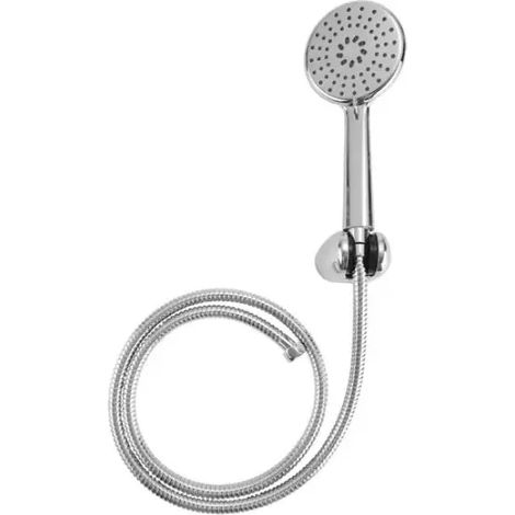 Kit Doccetta Ambra Bathroom Girasole Tonda Multifunzione 3 Getti Cromo 3 Pz