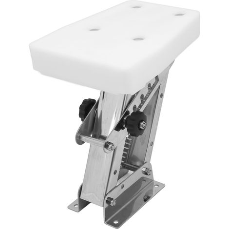 Support moteur hors-bord auxiliaire en acier inoxydable 304, adaptable moteurs 2 temps 7,5 à 20 CV, fixation bateau robuste (1/5)