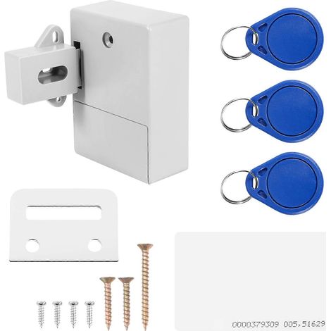 Serrure électronique intelligente pour armoire numérique, serrure à capteur invisible, quincaillerie pour tiroirs et armoires à carte à puce EMID B (1/5)