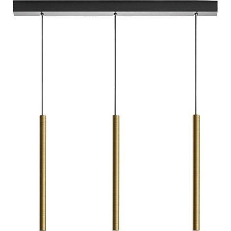 Lustre classique gea luce thalassia s3p o led suspension en aluminium