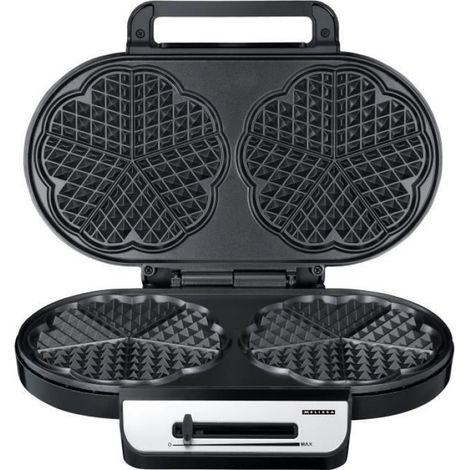 Melissa 16250087 - Gaufrier double - 1200W - Noir et acier inoxydable (1/3)