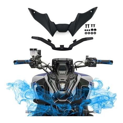 For MT 09 MT-09 2017 2018 2019 2020 Motorcycle MT 09 MT09 SP Spoiler Front Bare Winglet Aerodynamic Wing Kit Spoiler (1/5)