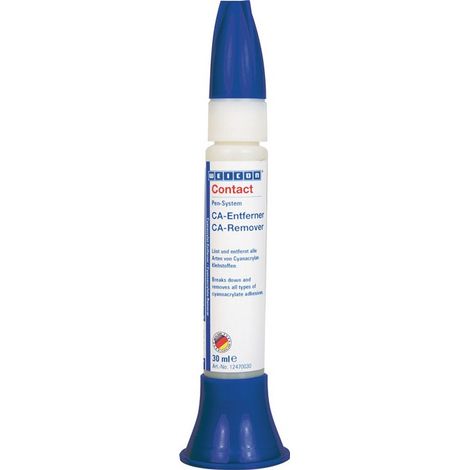 Produit nettoyant pour adhésifs Ddécapant cyanoacrylate (CA) 30 ml Pen WEICON (Par 20)