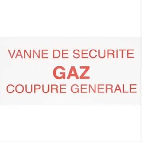 Etiquette de sécurité 200x100mm