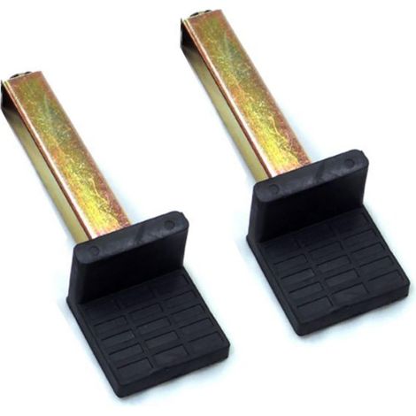 Lot de 2 supports de levage de roue arrière de moto 2 fixations de support de paddock de moto, crochets de levage de bras oscillants à performance constante pour vélos de montagne et de route (1/5)