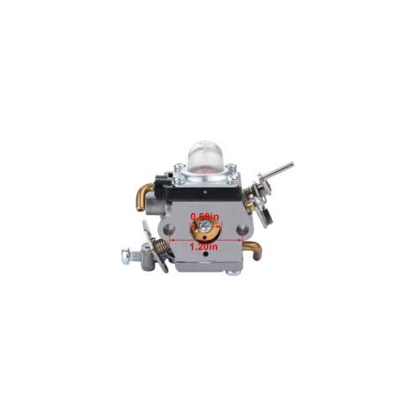 Carburateur S-giant 574386701 581734301 Compatible avec les débroussailleuses Husqvarna 122LDX, 122C et 122LK