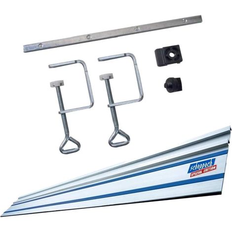 Kit accessori morsetti + barra guida 1,4m sega circolare Scheppach pl55 75 cs55 (1/2)