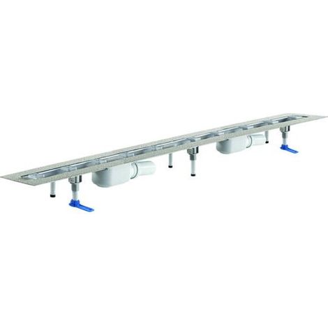 DALLMER caniveau de douche CeraLine PLAN 2 caniveaux, F 1200mm,
